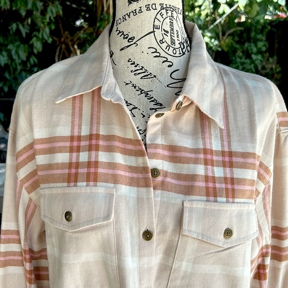 NWT Spell Basecamp Flannel in Musk size small - Picture 9 of 15